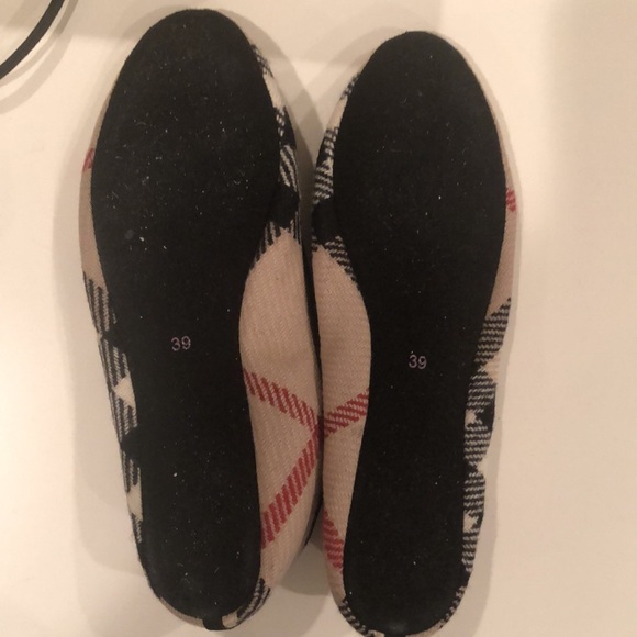 Burberry nova check camel wool slippers with case 39 Rare - Picture 4 of 14